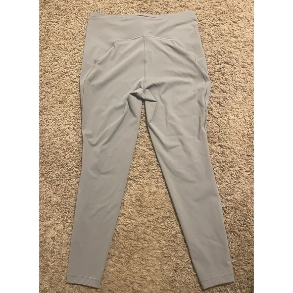 LULULEMON SenseKnit High-Rise Gray Running Leggings, Women’s Size 16 - Picture 1 of 9